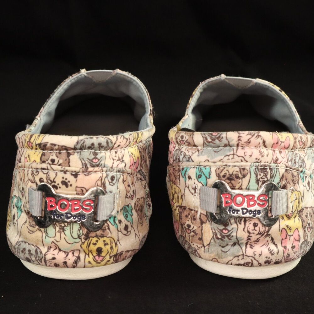 Bobs for Dogs from Skechers Dog Print Size W8.5 Slip on Sneakers